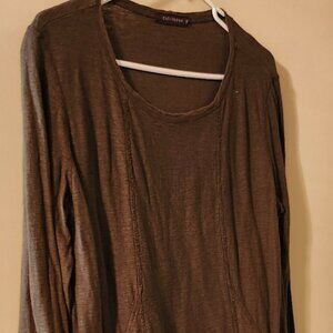 Cut Loose Cotton Shirt Womens Size Xlg